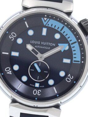 LOUIS VUITTON Tambour Street Diver QA121 Navy Dial Automatic Men's Watch_960018